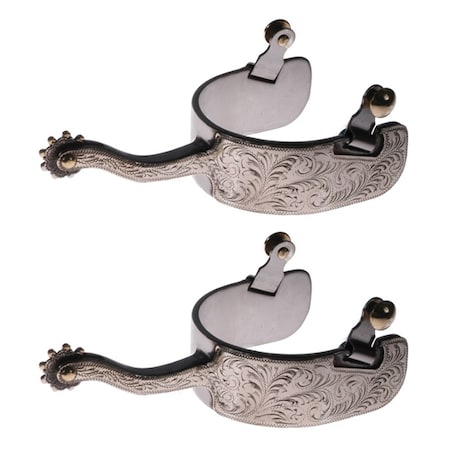 Jacks Imports Stainless Steel Offset Show Spurs 11092